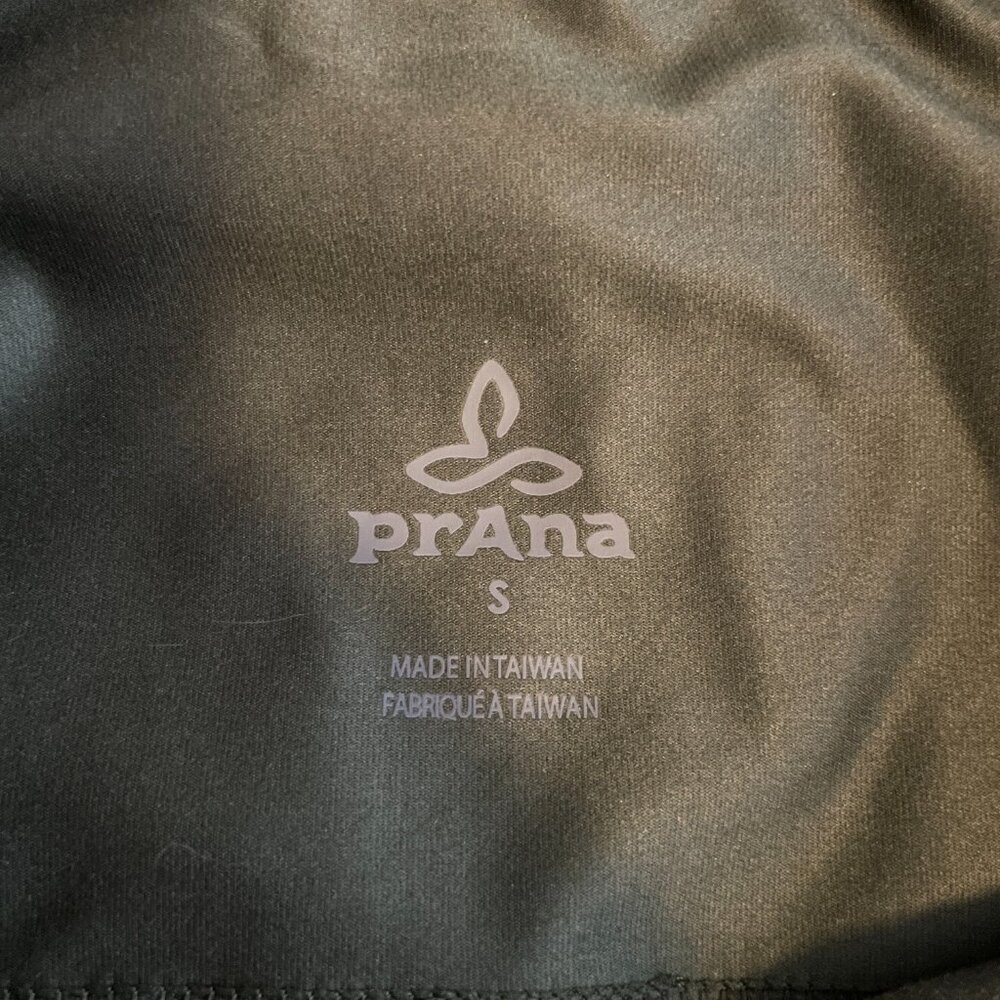 Prana Women S Green Floral Camo Kimble Printed 7/8 Leggings Pocket Athletic - Picture 9 of 10